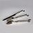 Ocean, design Christian Jaccard, silver plated or gold plated cutlery