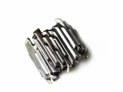METROPOLIS napkin ring, silver-plated bronze or gold-plated - © Lauret Studio