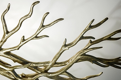 Méristème, suspension, bronze brossé. Longueur 170 cm. Richard Lauret pour  - © Lauret Studio