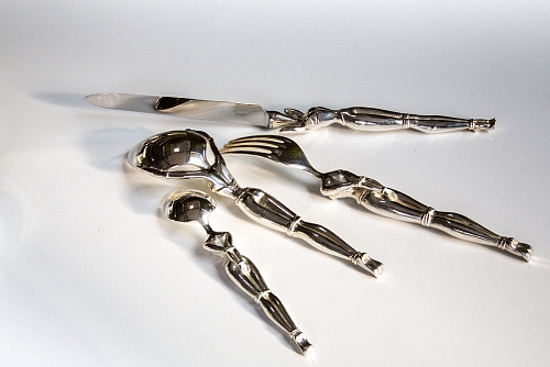 Gwen, design by Richard Lauret, individual and serving cutlery, table acces - © Lauret Studio
