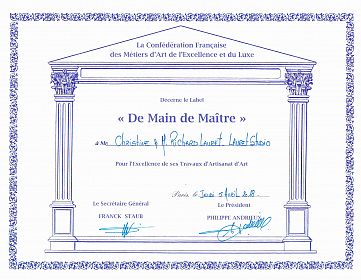 CFMA - LABEL D'EXCELLENCE DE MAIN DE MAITRE 2018 - © Lauret Studio