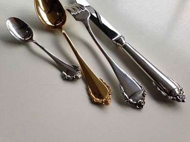 Bagatelle, design Richard Lauret, individual and serving cutlery, table acc - © Lauret Studio